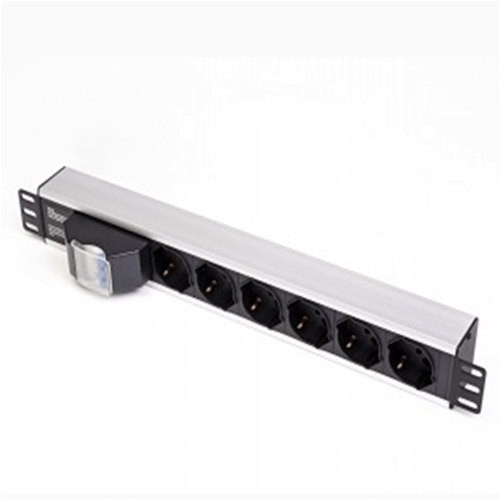 MULTIPRESA PDU 6P 10/16A SHUKO, INTER. MAGNETICO -  RACK 19"
