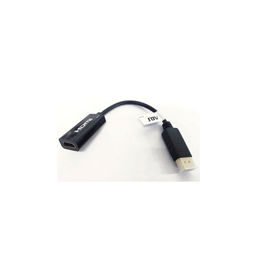 CAVO ADATTATORE ADJ DA DISPLAYPORT A HDMI, M-F, 0.15 M - COLORE NERO