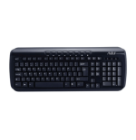 TASTIERA ADJ TA218 SHINE MULTIMEDIA KEYBOARD USB - 8 TASTI MULTIMEDIALI - RESISTENTE AGLI SCHIZZI D'ACQUA - COLORE NERO