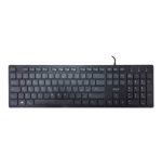 TASTIERA ADJ�TA125 SLIM MULTIMEDIA KEYBOARD USB - 12 TASTI MULTIMEDIALI - RESISTENTE AGLI SCHIZZI D'ACQUA - COLORE NERO