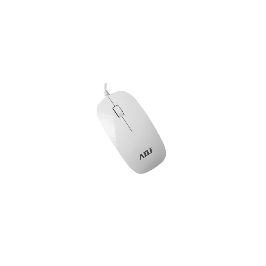MOUSE USB ADJ MO110 3D SLIM MOUSE - TECNOLOGIA OTTICA - 1000 DPI - COLORE BIANCO