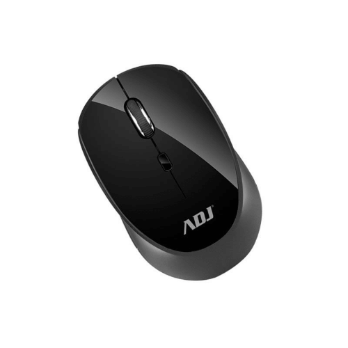 MOUSE WIRELESS ADJ MW8 STRANGE MOUSE - TECNOLOGIA OTTICA - RISOLUZIONE: 800/1200/1600 DPI - MINI RICEVITORE INCLUSO - COLORE NER