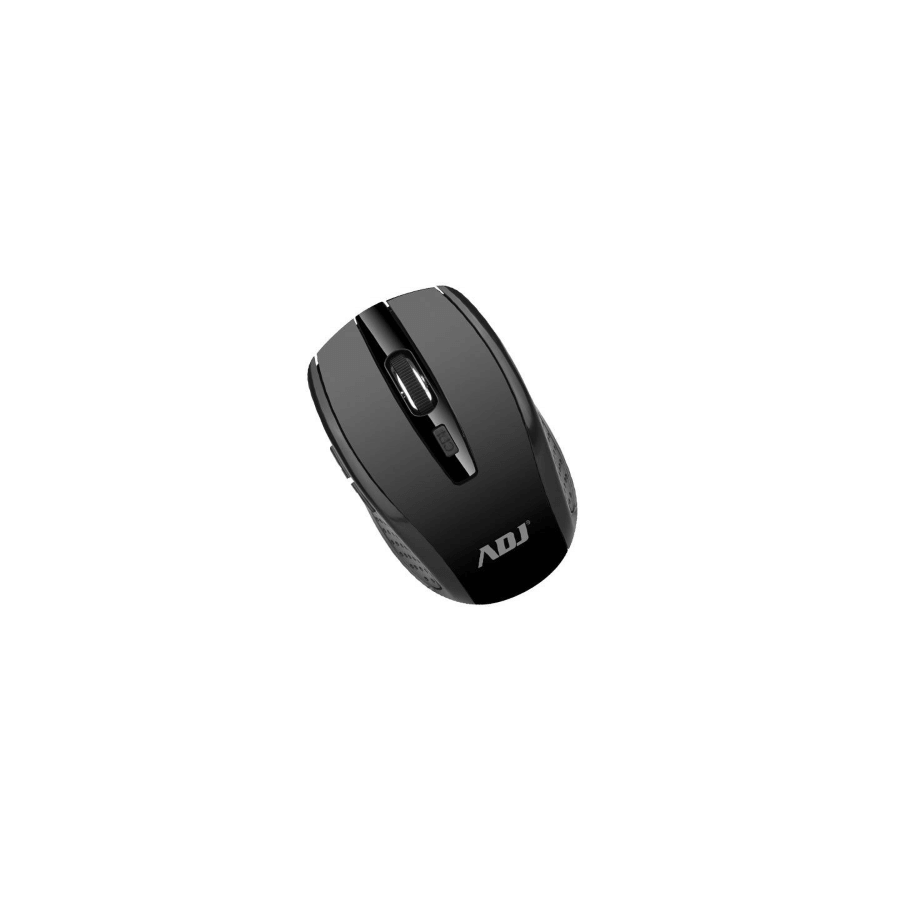 MOUSE WIRELESS ADJ�MW203 ESSENTIAL MOUSE - TECNOLOGIA OTTICA -�RISOLUZIONE: 800/1200/1600 DPI - MINI RICEVITORE INCLUSO - COLORE