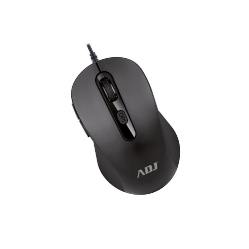 MOUSE USB ADJ MO136 6D PURE EVO - RISOLUZIONE: 1200/1800/2400/3600 DPI - TECNOLOGIA OTTICA - CON SCATOLA DI CARTONE - COLORE NER