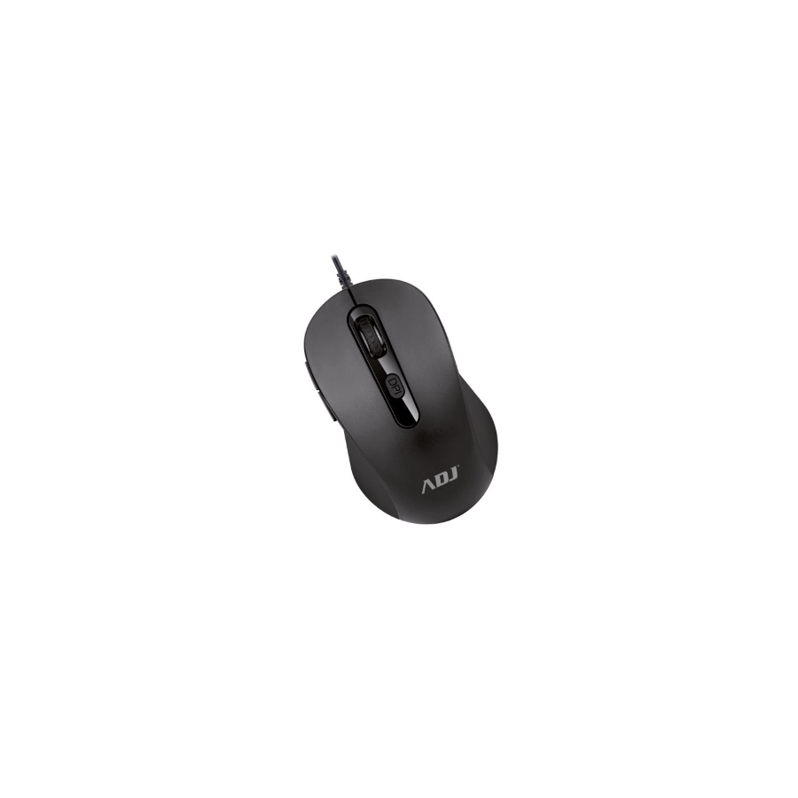 MOUSE USB ADJ MO136 6D PURE EVO - RISOLUZIONE: 1200/1800/2400/3600 DPI - TECNOLOGIA OTTICA - CON SCATOLA DI CARTONE - COLORE NER