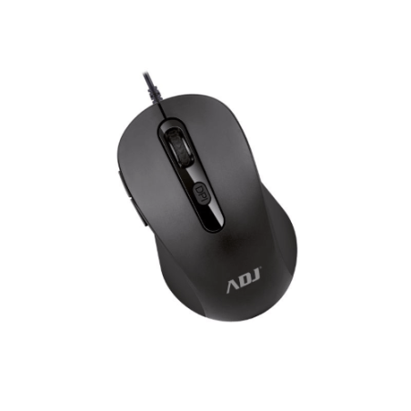 MOUSE USB ADJ MO136 6D PURE EVO - RISOLUZIONE: 1200/1800/2400/3600 DPI - TECNOLOGIA OTTICA - CON SCATOLA DI CARTONE - COLORE NER