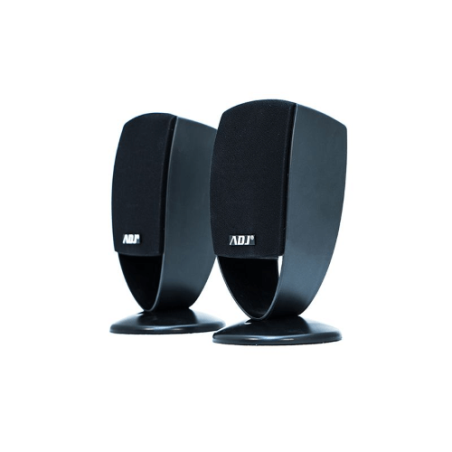 SLINKY�SPEAKER ADJ USB SET 2.0 - POTENZA IN USCITA: 4W - ALIMENTAZIONE TRAMITE USB - COLORE NERO