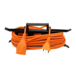V-TAC CAVO PROLUNGA SPINA 16A E PRESA 10/16A SCHUKO 15 METRI COLORE ARANCIONE - SKU 8834