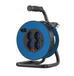 PROLUNGA AVVOLGICAVO 15M, 4*(SCHUKO+10/16A) SPINA ITA 16A