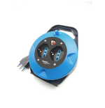 PROLUNGA AVVOLGICAVO 5M, 2*(SCHUKO+10/16A) SPINA ITA 16A