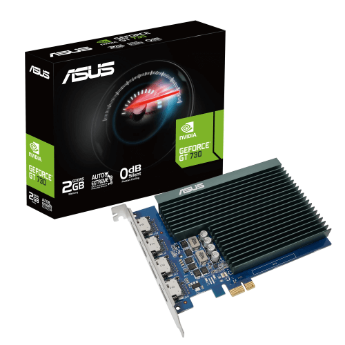 SCHEDA VIDEO 2GB DDR5 NVIDIA GEFORCE ASUS GT730 GT730-4H-SL-2GD5