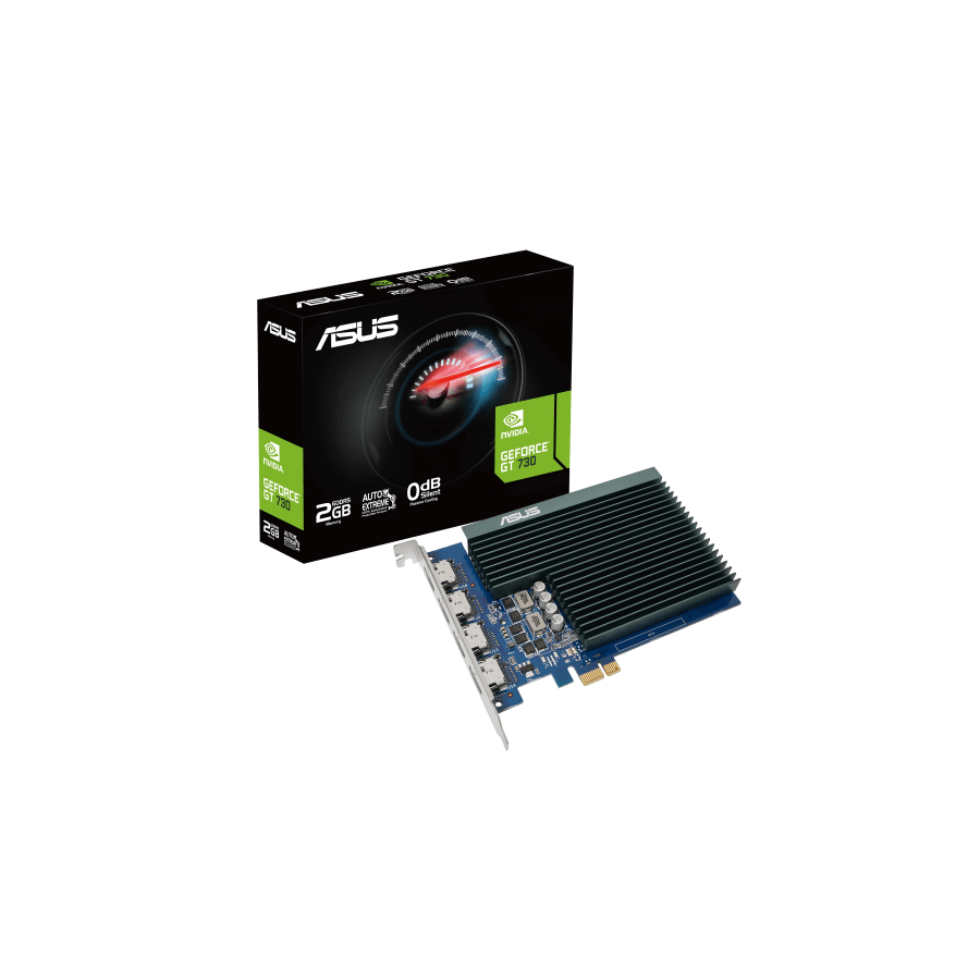 SCHEDA VIDEO 2GB DDR5 NVIDIA GEFORCE ASUS GT730 GT730-4H-SL-2GD5