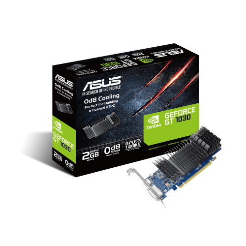 SCHEDA VIDEO 2GB GDDR5 ASUS GT1030 DISSIPAZIONE PASSIVA GT1030-SL-2GD4-BRK