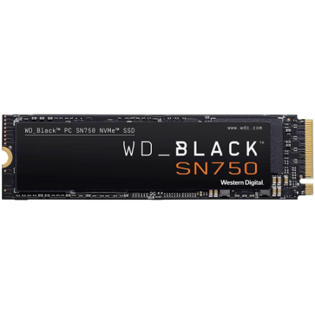 SSD NVME M.2 PCI-E 1000GB 1TB WESTERN DIGITAL BLACK SN750 WDS100T3X0C