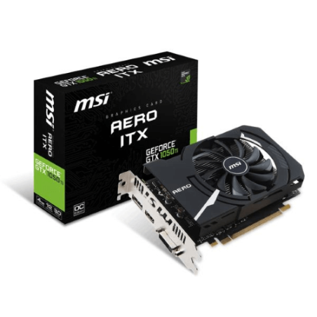 SCHEDA VIDEO MSI VGA GTX 1050 TI AERO ITX OC 4GB GDDR5 HDMI/DP/DL-DVI-D