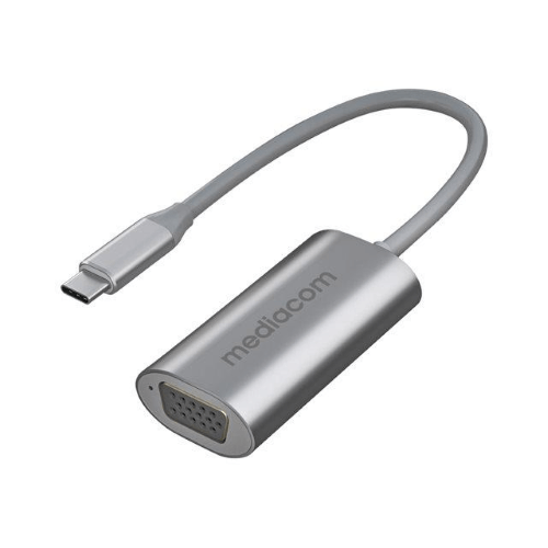 ADATTATORE VIDEO DA VGA FEMMINA A USB-C MASCHIO MEDIACOM MD-C307