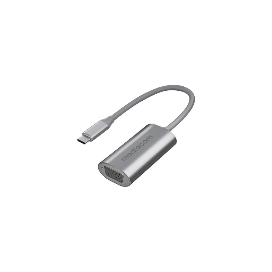 ADATTATORE VIDEO DA VGA FEMMINA A USB-C MASCHIO MEDIACOM MD-C307