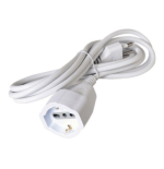 PROLUNGA ELETTRICA 3 METRI - BIPASSO 10/16A MASCHIO A SCHUKO FEMMINA - 16 A