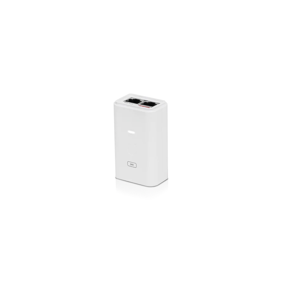 Ubiquiti PoE Injector, 24VDC, 7W POE-24-7W-G-WH-EU