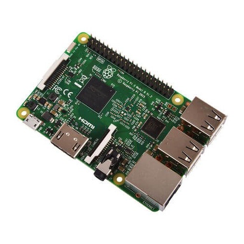 Raspberry Pi 3 Modello B SBC Quad Core CPU 1,2 GHz, 1 GB RAM ,WIFI + BLE