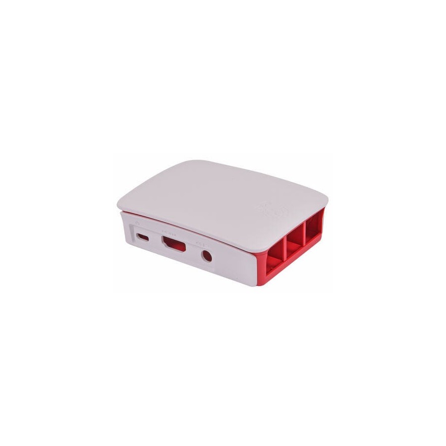 Contenitore ufficiale per Raspberry Pi 3 Model B, 2 B, B+, Rosso/bianco
