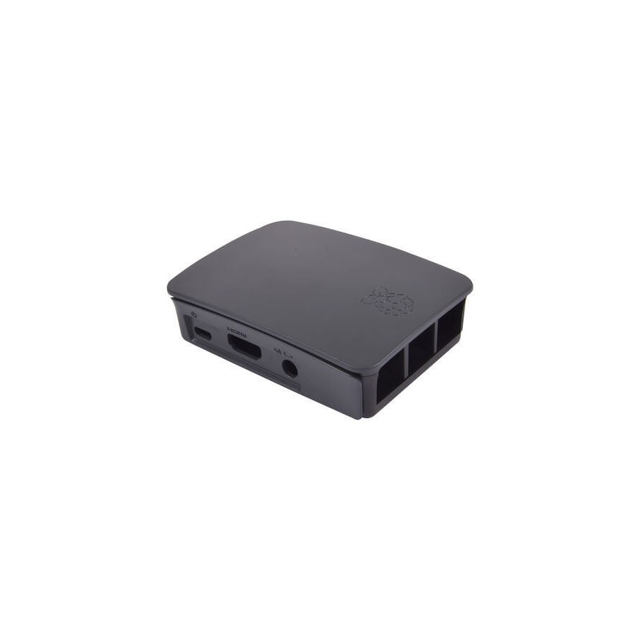 Contenitore ufficiale per Raspberry Pi 3 Model B, 2 B, B+, nero/grigio