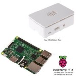 Kit (03) Raspberry Pi 3 Model B (1GB) + Contenitore Case Bianco Kit