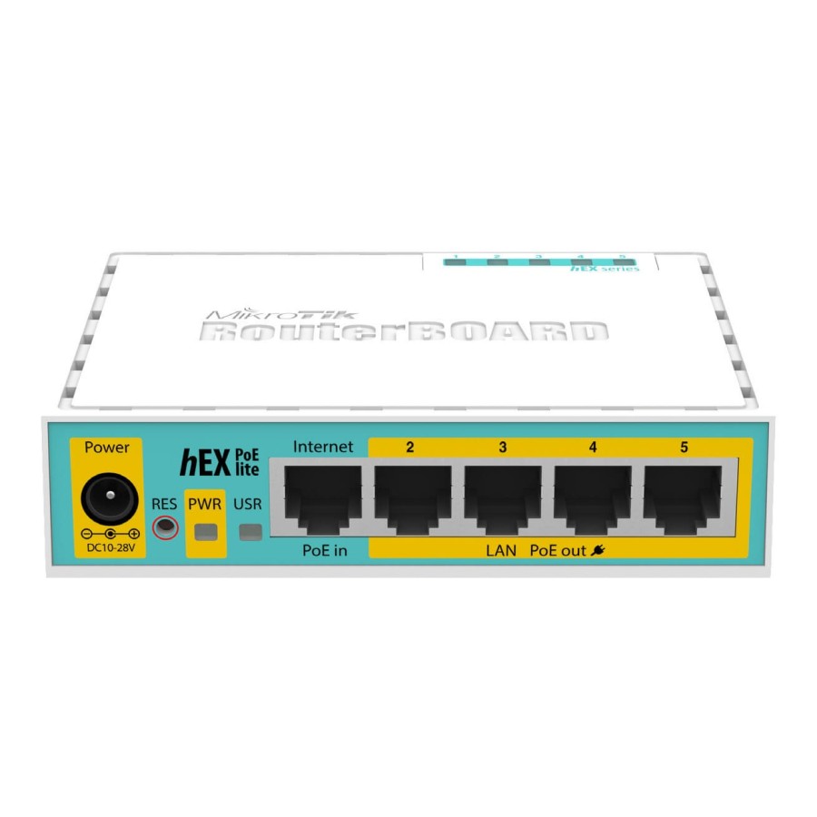 MIKROTIK ROUTERBOARD RB750UP R2 HEX POE LITE - 5xLAN POE, z RouterOS Lv.4