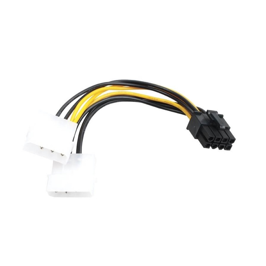 VULTECH CAVO ADATTATORE ALIMENTAZIONE DA MOLEX A PCI-E 8 PIN SC10963