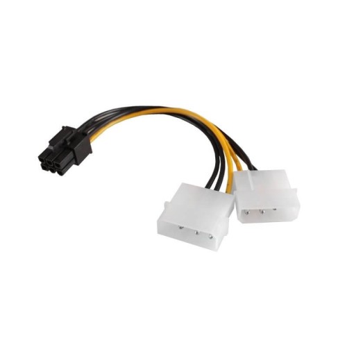 VULTECH CAVO ADATTATORE ALIMENTAZIONE DA MOLEX A PCI-E 6 PIN SC10903