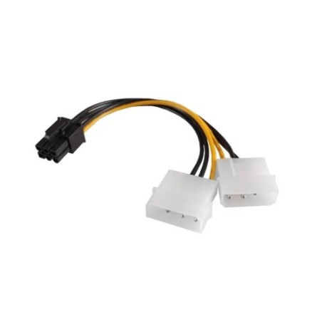 VULTECH CAVO ADATTATORE ALIMENTAZIONE DA MOLEX A PCI-E 6 PIN SC10903