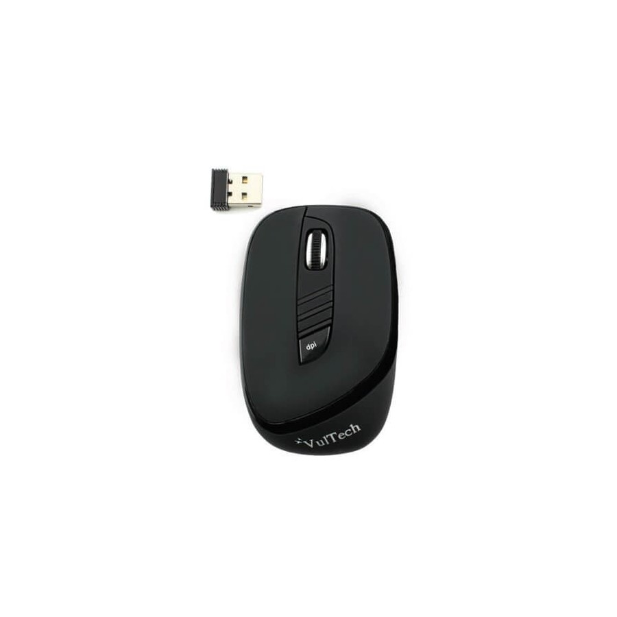 VULTECH MINI MOUSE OTTICO WIRELESS 800-1600DPI MN-01W NERO