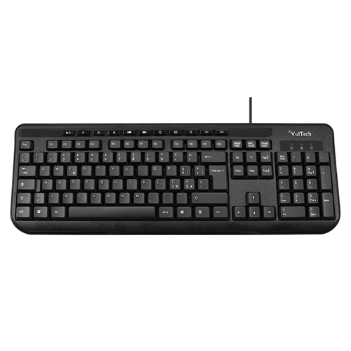 TASTIERA VULTECH MULTIMEDIALE USB KEY-613M