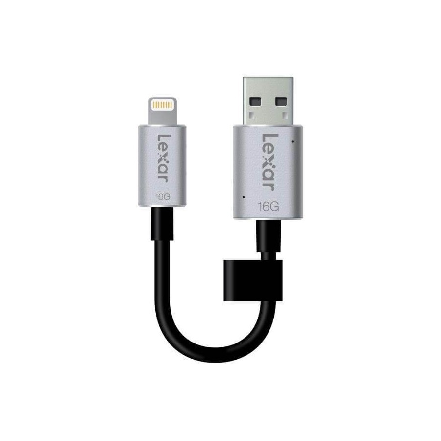 PENDRIVE CAVO DI RICARICA LEXAR USB 3.0 LIGHTNING 16GB JUMPDRIVE C20I