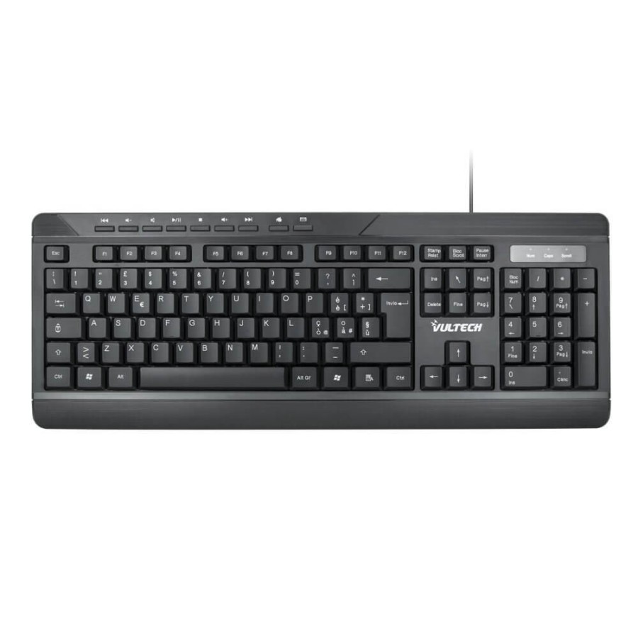 TASTIERA VULTECH MULTIMEDIALE KEY-640M USB 2.0
