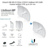 Ubiquiti LiteBeam M5 LBE-M5-23 - 2x PACK, CPE access point outdoor POE 5GHz 23dBi