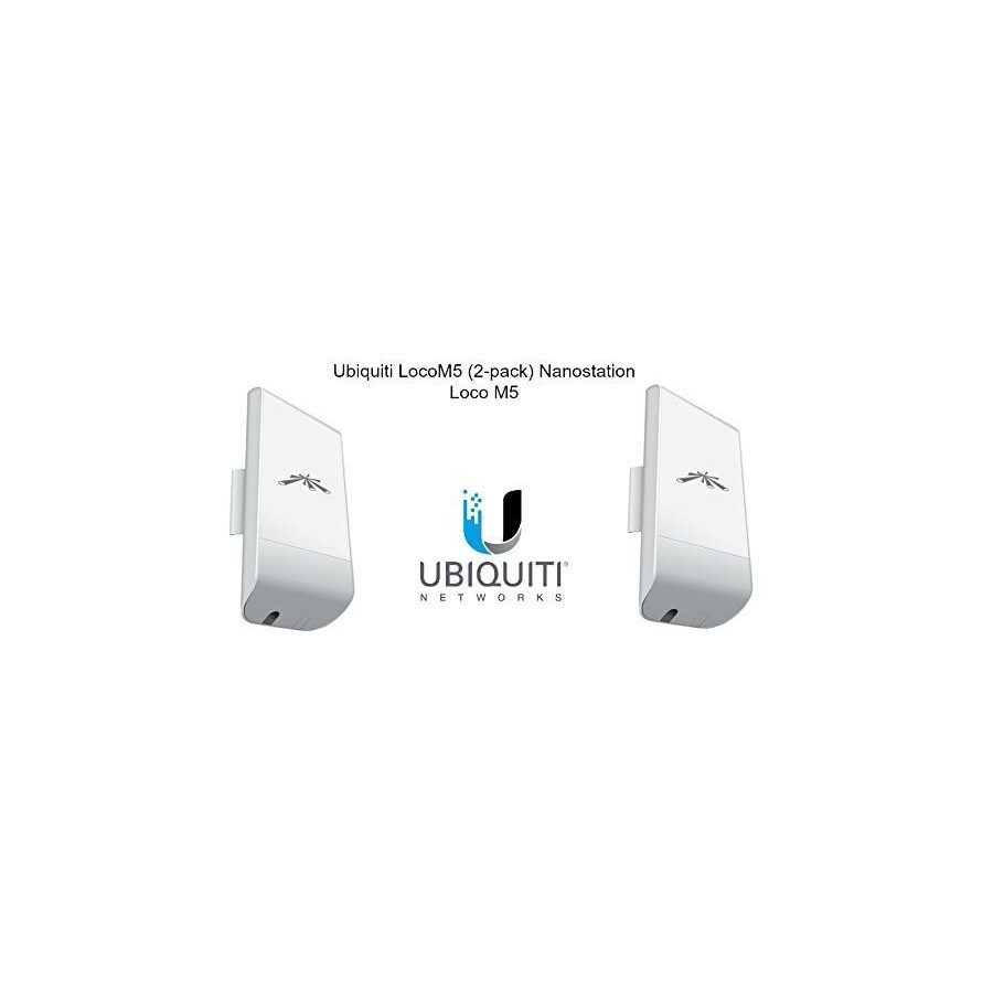 Ubiquiti NanoStation Loco M5 x2 pack CPE access point outdoor POE 5GHz 13dBi