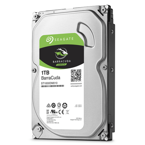 HDD HARD DISK 3,5" 1000GB 1TB SEAGATE SATA 3 ST1000DM010 BARRACUDA