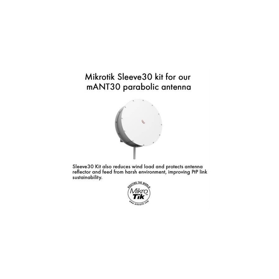 MikroTik Sleeve30 Kit for mANT30 Antenna, Mikrotik MTAD-5G-30D3-PA, MTAD-5G-30D3 - Sleeve30