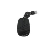 VULTECH MICRO MOUSE OTTICO 1200DPI USB NERO CON CAVO RETRATTILE MC-01N