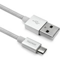 VULTECH CAVO SMARTPHONE MICRO USB IN NYLON 2 MT - BIANCO SC10751-W20