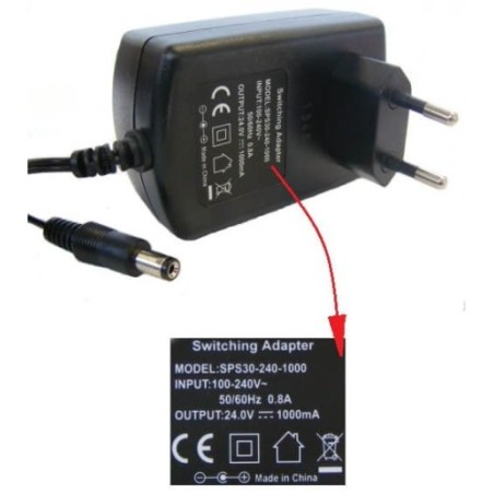 Alimentatore 24V 1A