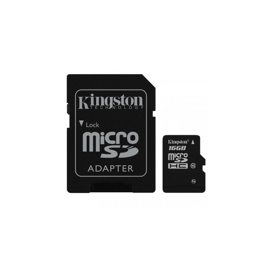 MEMORY KINGSTON CARD MICRO SD 16GB c10 G2 SDC10G2/16GB
