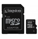 MEMORY KINGSTON CARD MICRO SD 16GB c10 G2 SDC10G2/16GB