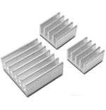 Kit dissipatori in alluminio per Raspberry PI 8X8mm + 15X15mm heatsink aluminum