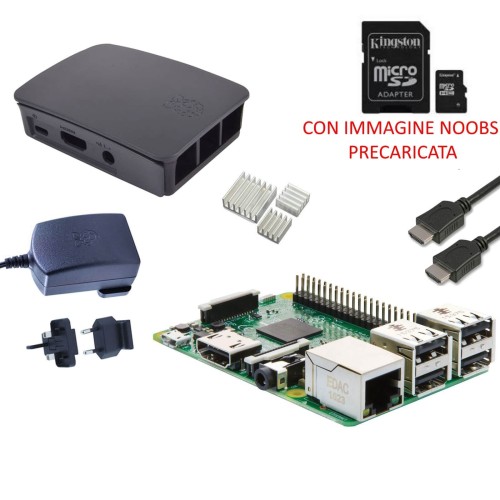 Raspberry Pi 3  Model B (1GB) 16GB NOOBS Starter Kit (E05)