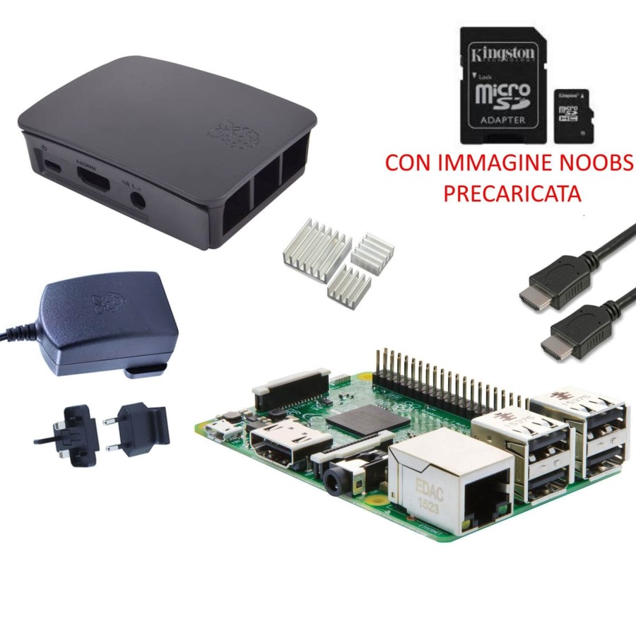 Raspberry Pi 3  Model B (1GB) 16GB NOOBS Starter Kit (E05)