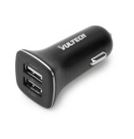 VULTECH CARICATORE DA AUTO CON DOPPIA USCITA USB (MAX 4.8A) - CA-048
