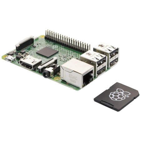Raspberry Pi 3 Modello B & Scheda MicroSD da 16GB con NOOBS Kit Ufficiale