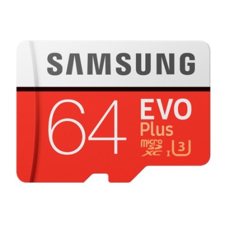 MEMORY CARD MICRO SDXC 64GB C10 SAMSUNG EVO PLUS MB-MC64GA/EU